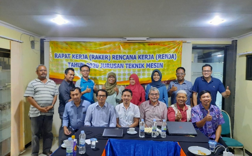 Rapat Kerja Rencana Kerja Tahun 2020 Jurusan Teknik Mesin Program Studi Magister Teknik Mesin