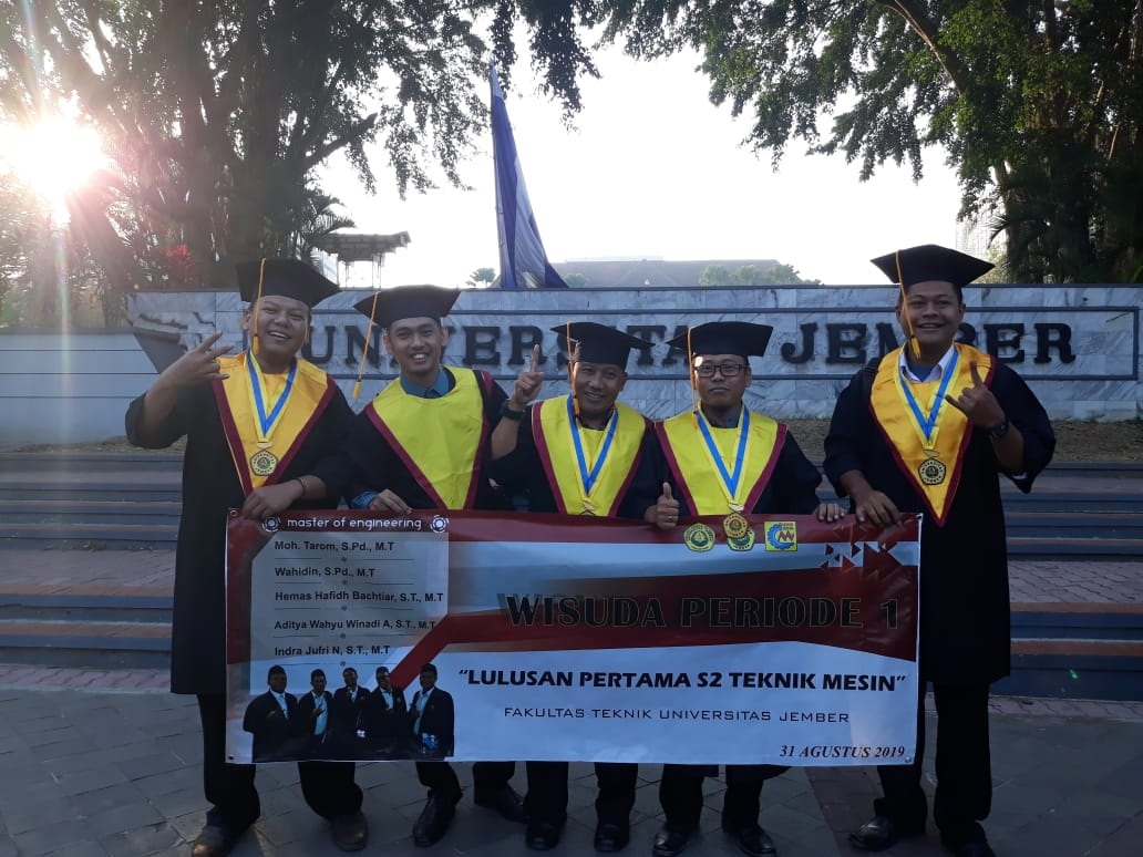 Wisuda Lulusan Perdana Program Magister Teknik Mesin Unej – Program ...